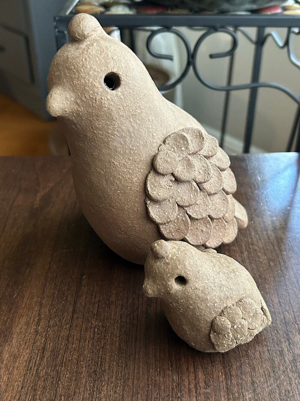 2 Margaret Hudson Female & baby Valley Quail
